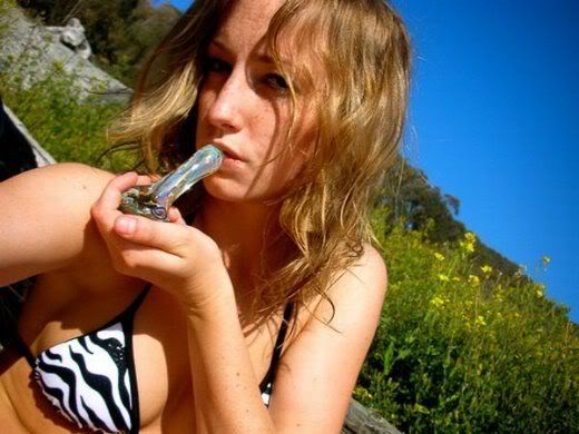 Smoking weed dildo