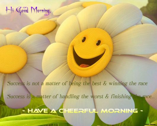 A Very Lovely Good Morning!