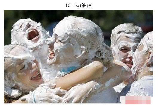 Top Ten Styles of Taking Bath